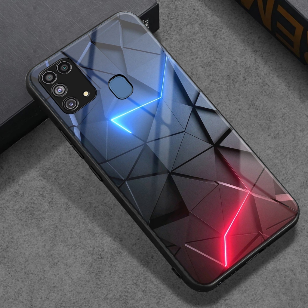 SOFTCASE SAMSUNG M31 - Kesing Glossy Kilau Samsung M31 - Casing Luxury Abstrak G25 - Case Premium Ke