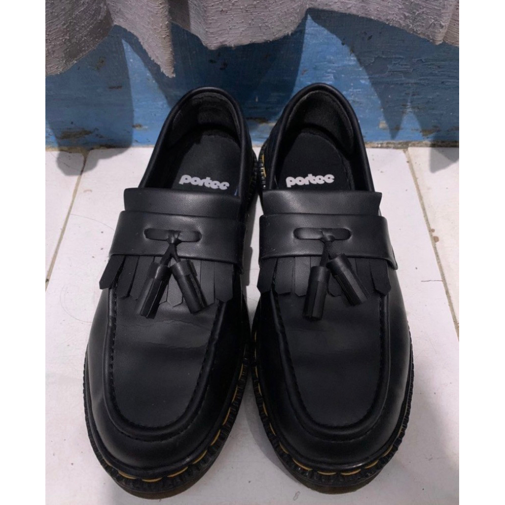 Sepatu Loafers Wanita Hitam - Portee Goods Original