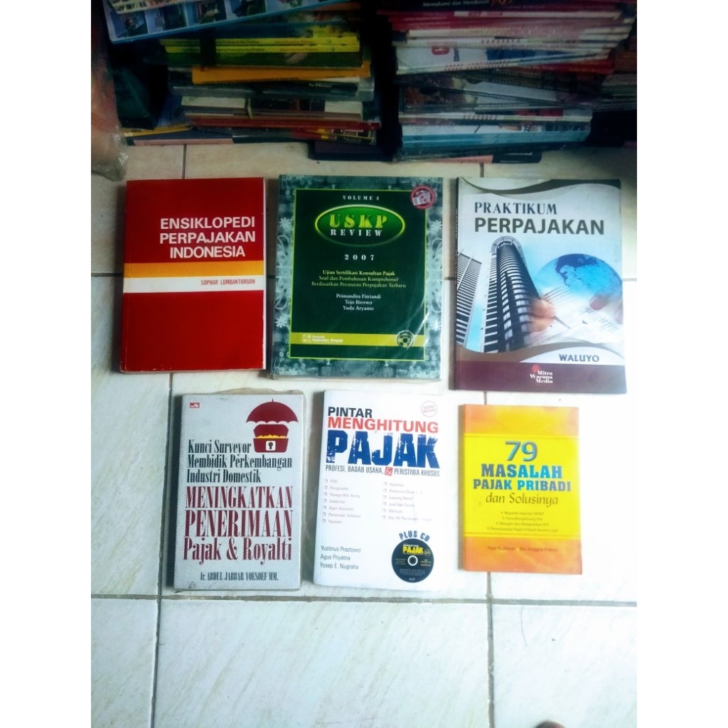 Buku Perpajakan -Tax; ENSIKLOPEDIA PERPAJAKAN, USKP REVIEW, PRAKTIKUM PERPAJAKAN, PENERIMAAN PAJSK &