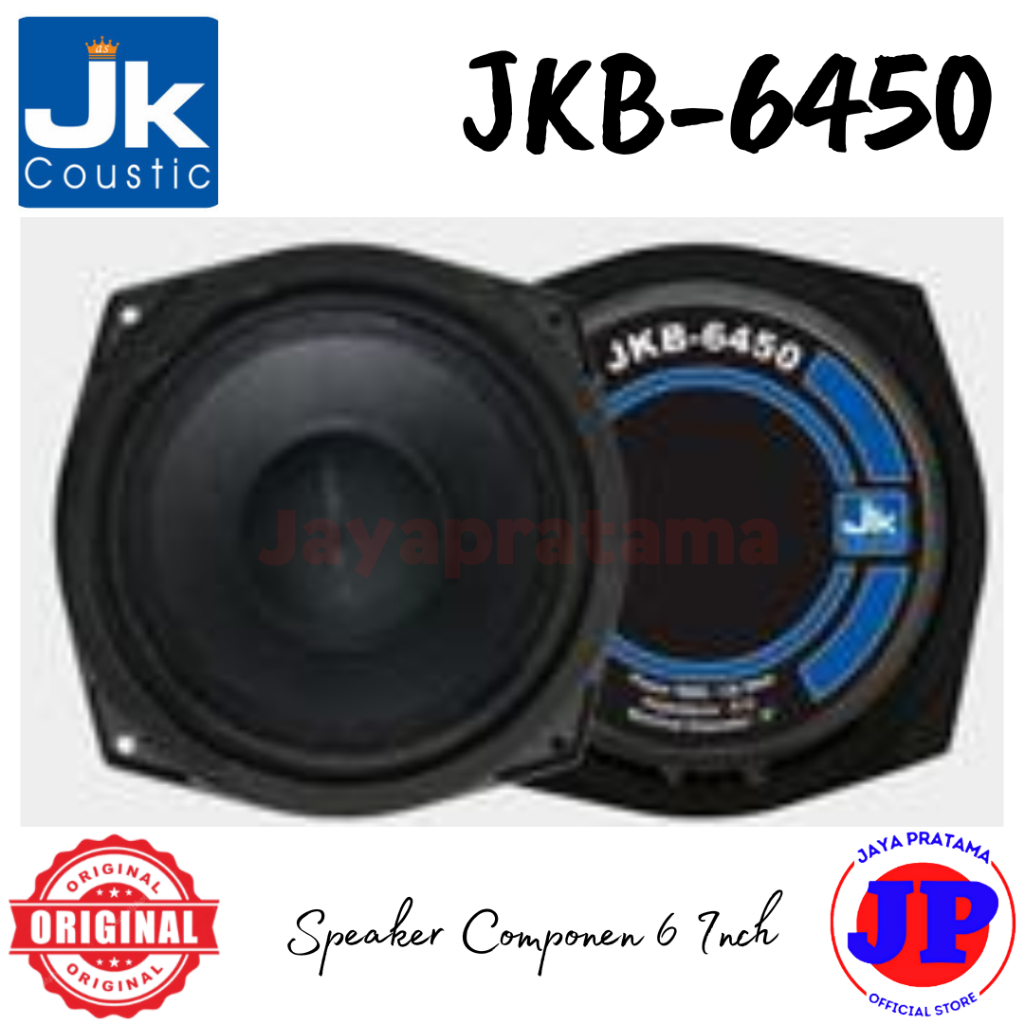 JK Coustic JKB6450 Speaker Componen 6 Inch Original JKB-6450
