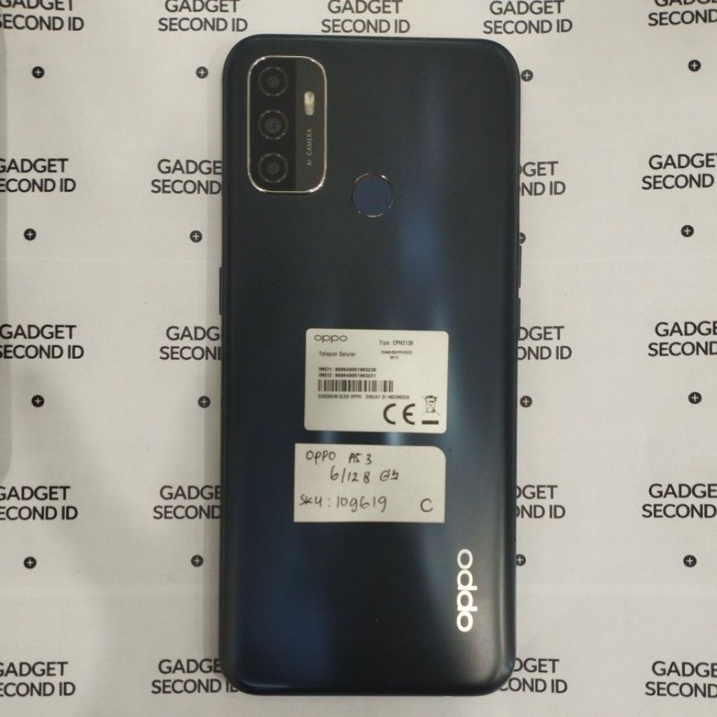 Handphone Second Oppo a53 6+128GB unit only.