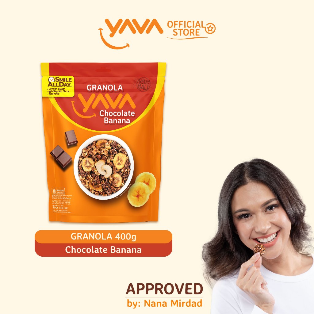 YAVA Granola Chocolate Banana 400g