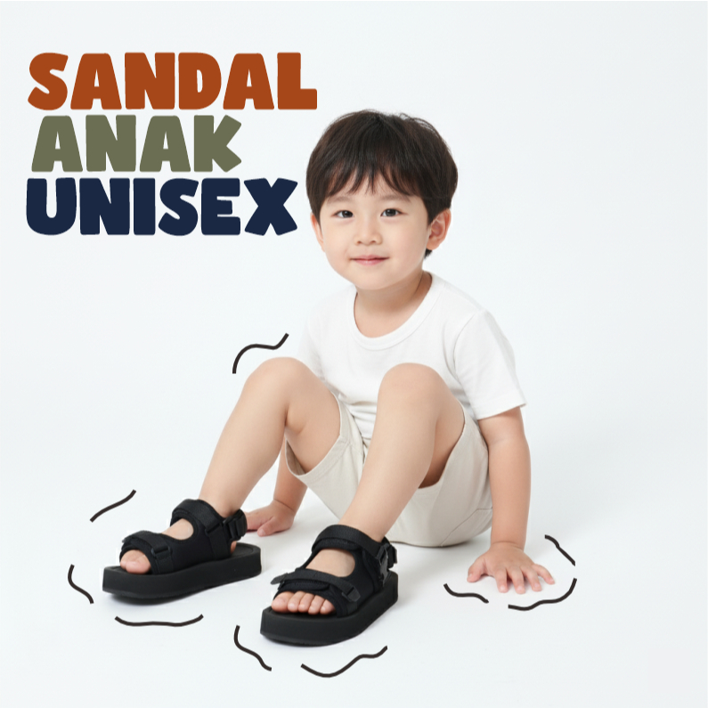 Kennai Sepatu Sandal Elgon Untuk Anak Perempuan Dan Laki Laki