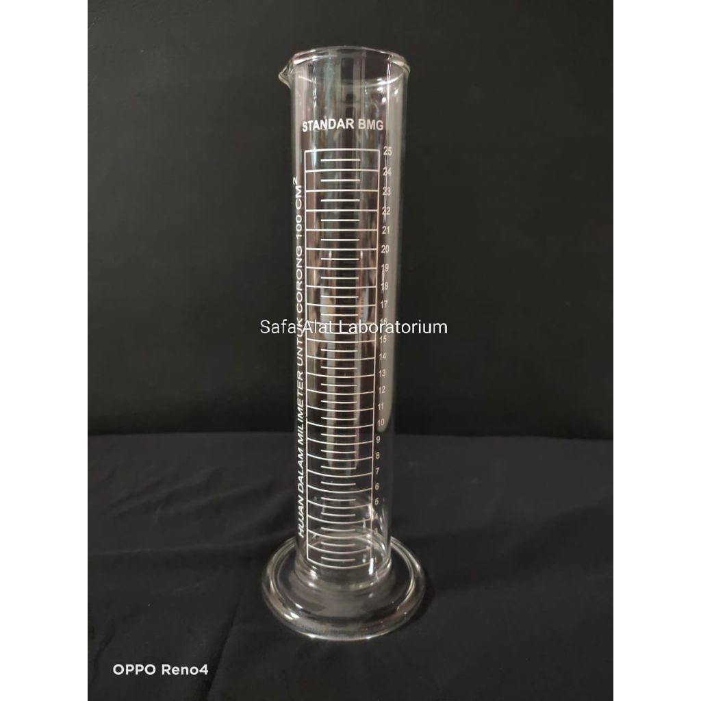 Tabung Curah Hujan Gelas Ukur Curah Hujan Ombrometer