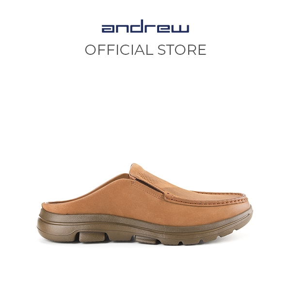 Sandal Casual Pria Andrew Shoes Devlin Brown