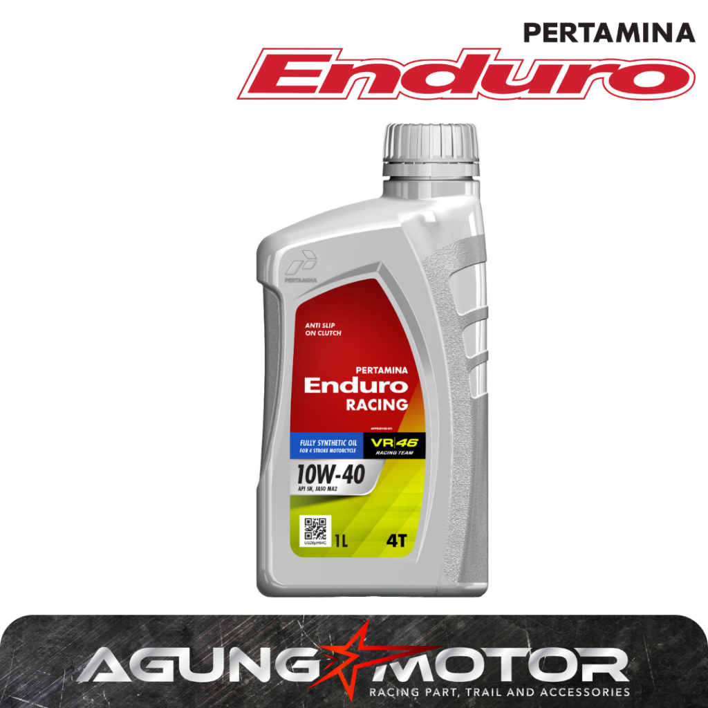 Oli ENDURO RACING 0,8ML 1 Liter SAE 10W-40 MESIN MOTOR 4T