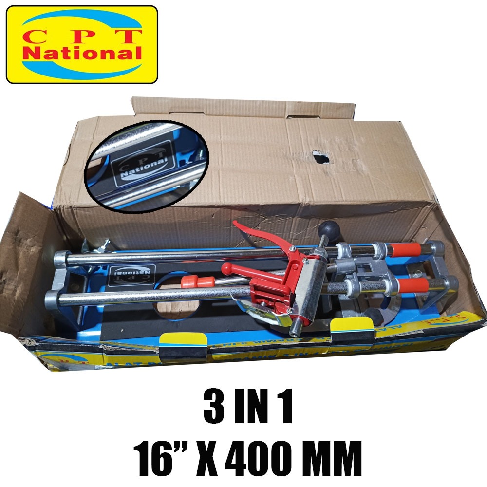CPT NATIONAL Alat pemotong keramik Granit manual 400mm Tile Cutter Manual 16" inch 40cm