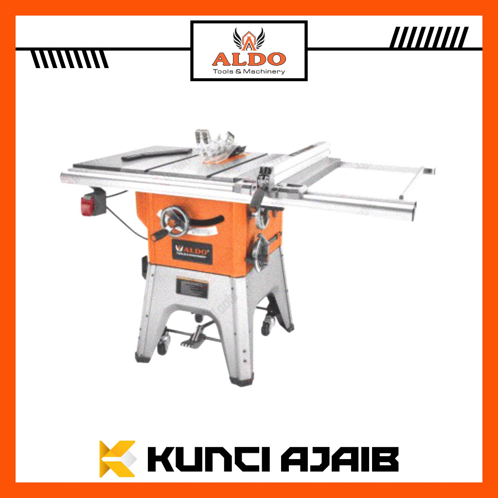 ALDO TBS-105 Table Saw 10 Inch - Mesin Gergaji Potong Kayu Meja Duduk