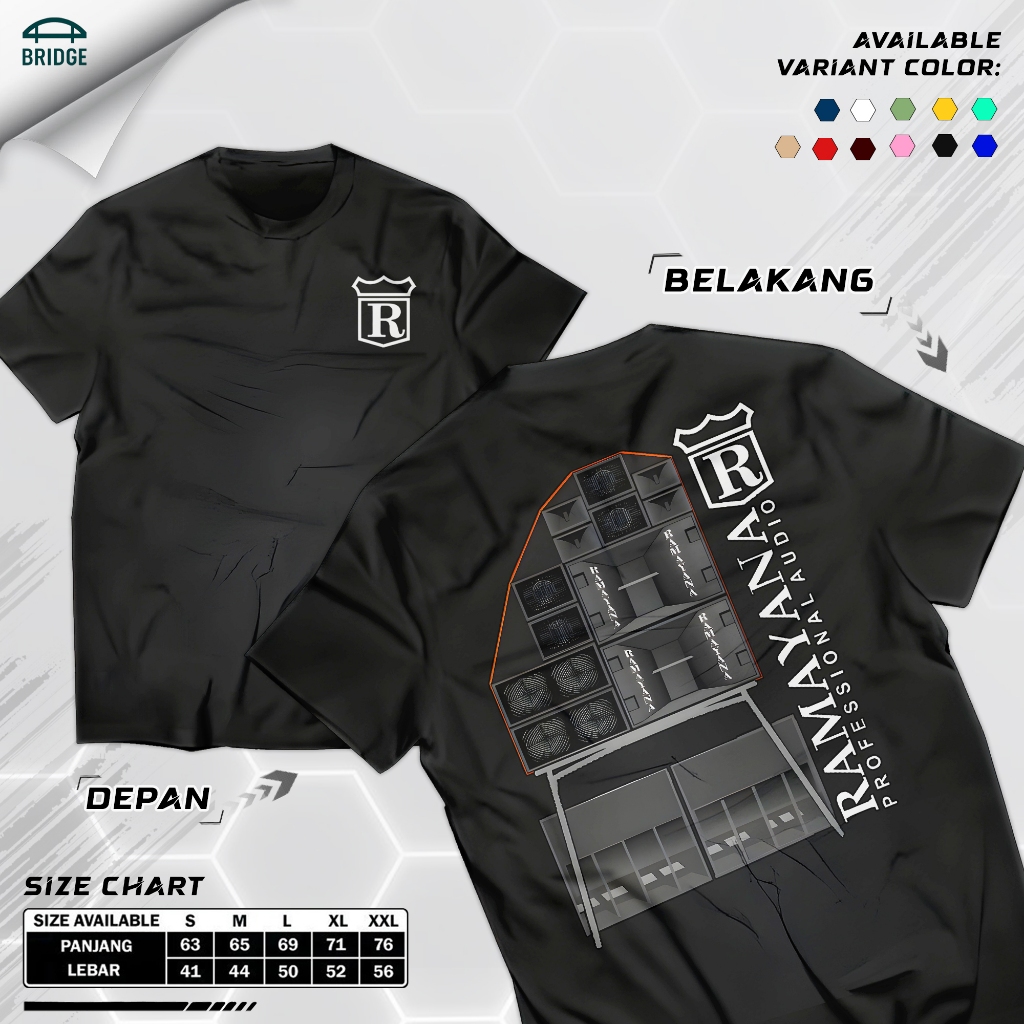 Kaos Anak Ramayana Cotton Combed 30s Kaos Bridge