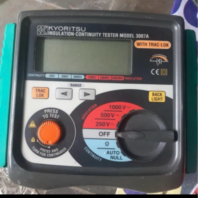 kyoritsu 3007a digital insulation