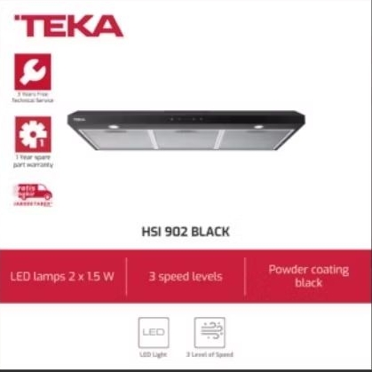 COOKER HOOD PENGHISAP HSI 902 BLK PENGHISAP ASAP DAPUR