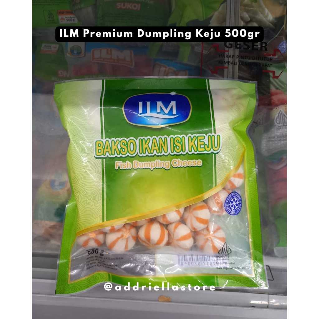 Frozenfood ILM PREMIUM Dumpling Cheese/Keju 500gr (PAKET INSTAN ORDER PK 16.00-18.00, DIKIRIM MULAI 