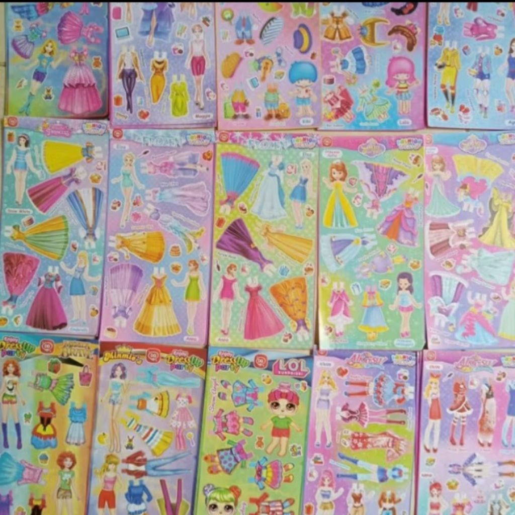 bp jumbo DG - mainan jadul orang orangan -fasion dres up isi 20 pcs