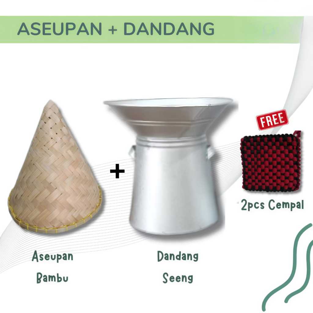 Seeng Aluminium Tempat Dandang Multifungsi Seeng Alumunium Langseng Alumunium Panci Seeng Dandang Se