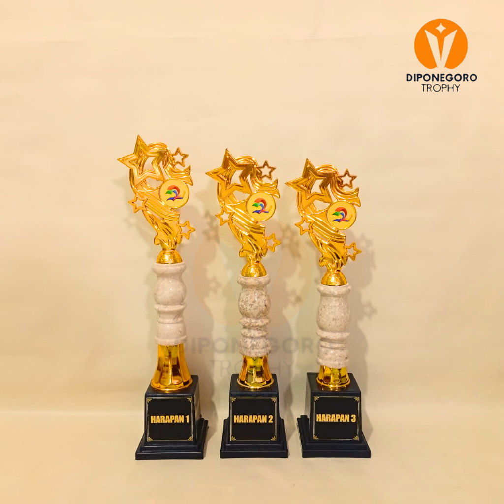PIALA MARMER SATU SET MURAH CANTIK | PIALA SET MARMER KEJUARAAN