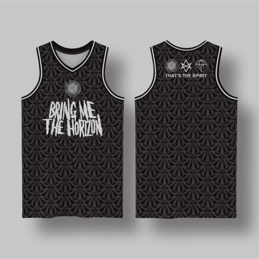 BAJU JERSEY SINGLET BMTH FULLPRINT UNISEKS
