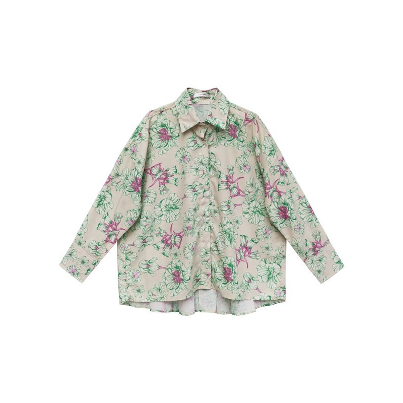 Nadjani Petra x JFW 2025 Kemeja Atasan Wanita Motif Bahan Katun Poly