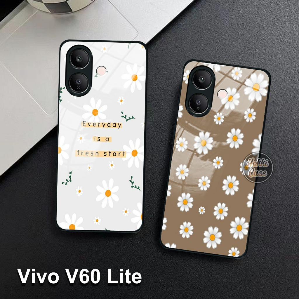 Case Vivo V60 Lite - Softcase Glass Vivo V60 Lite - Casing Hp Vivo V60 Lite 5G - Silicon For Vivo V6