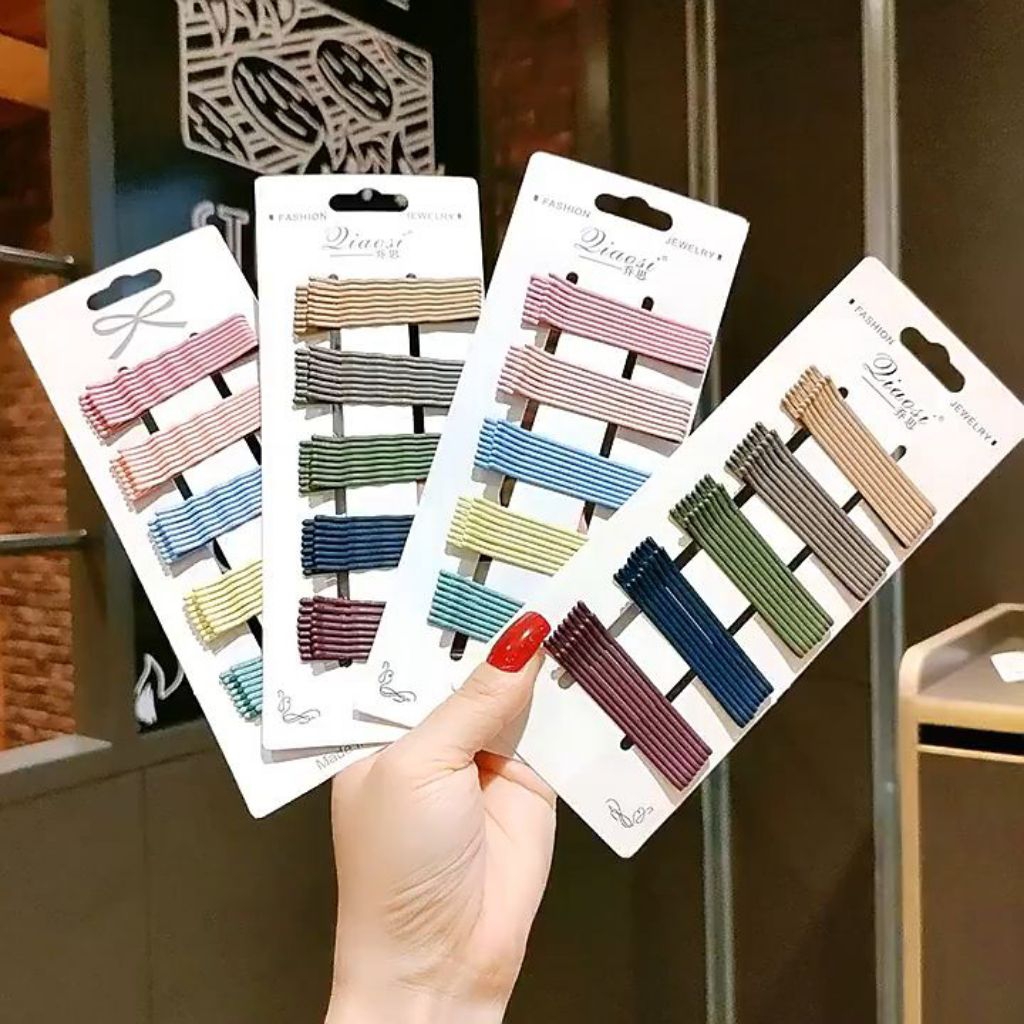 JEPIT RAMBUT LIDI KOREA/PIN RAMBUT WARNA WARNI