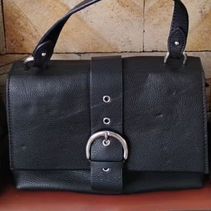 Tas Sling dan hand bag kulit asli preloved