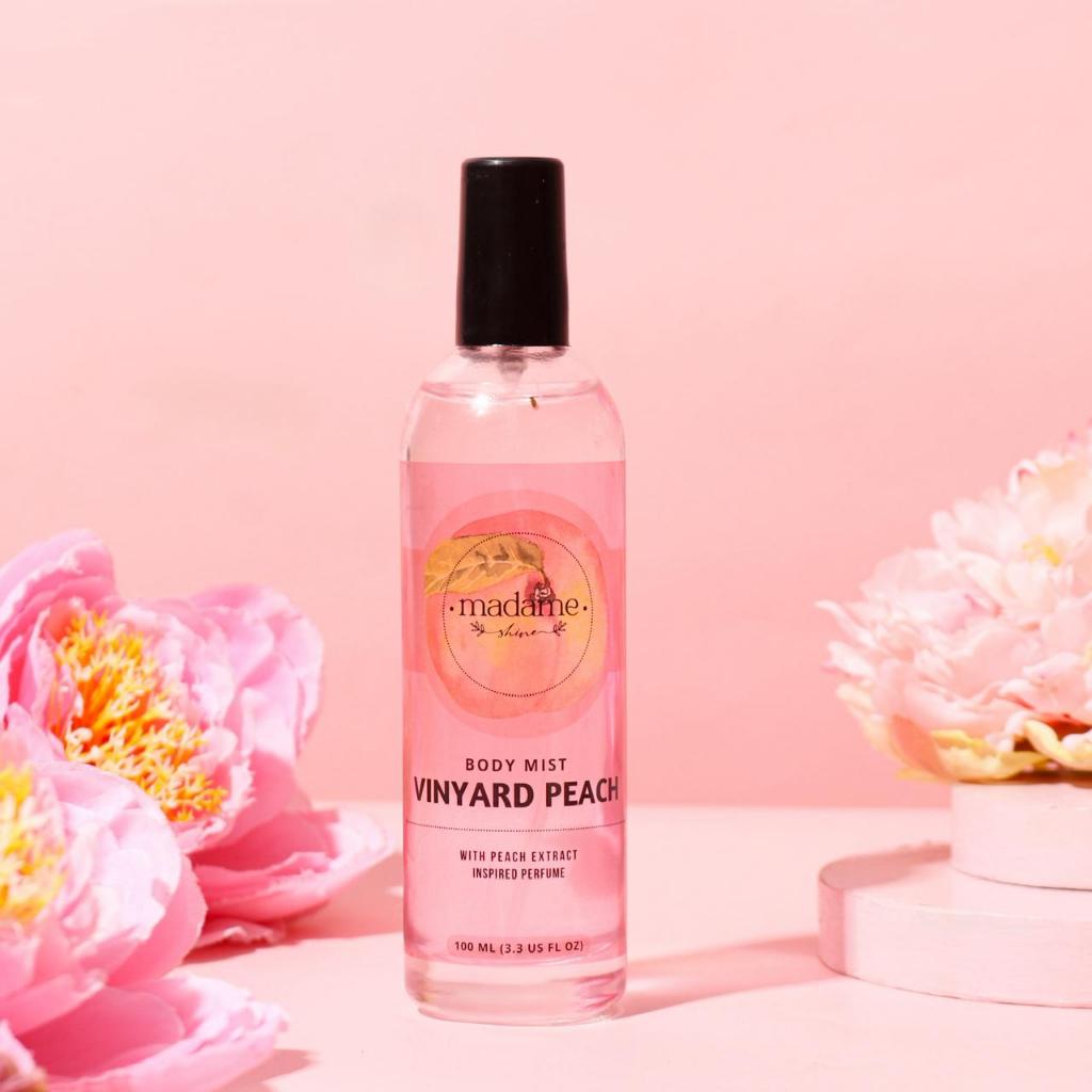 Body mist Parfum  | Vinyard Peach Parfum Wanita – Tahan Lama | Best seller parfum