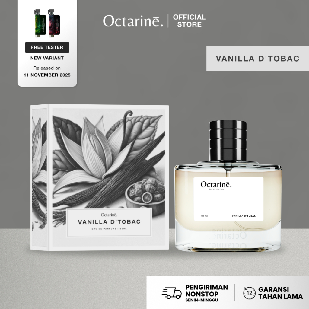 Octarine - Vanille D'Tobaco Parfum Pria Aroma Warm Spicy Vanilla