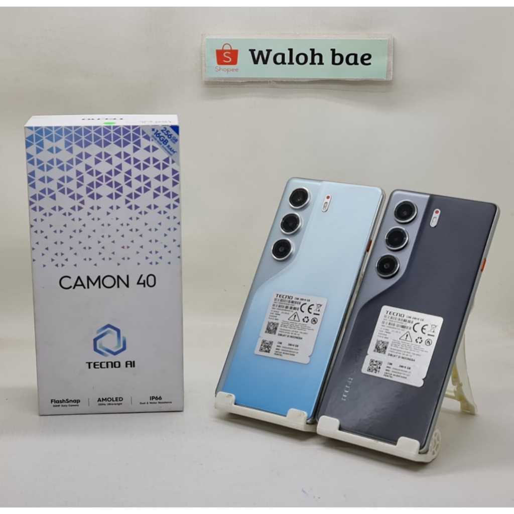 Tecno Camon 40 8/128 8/256 GB Garansi Resmi Indonesia Second