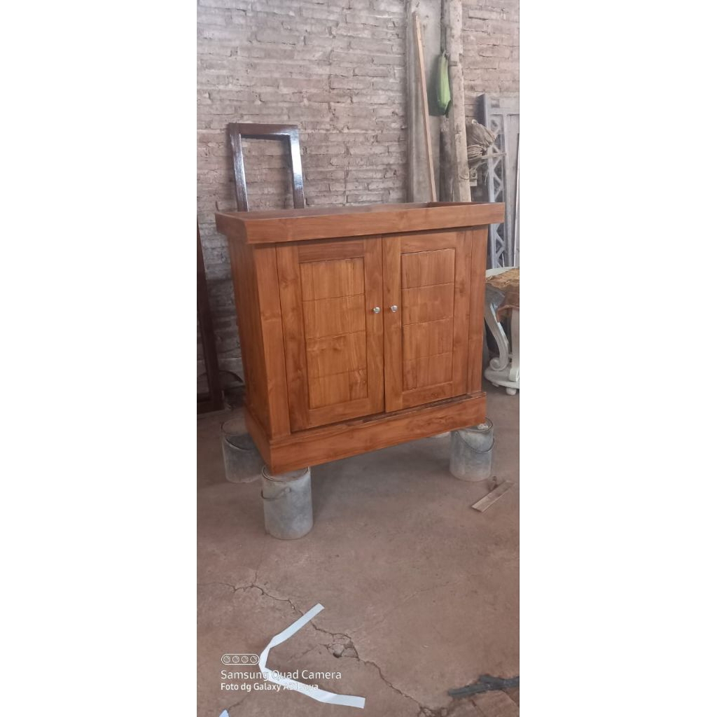 Meja Akuarium Meja Aquarium Kayu Jati