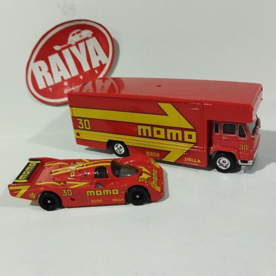 Jual Loose Hot Wheels Premium Team Transport PORSCHE 962 MOMO atau TRUCK FLEET FLYER MOMO