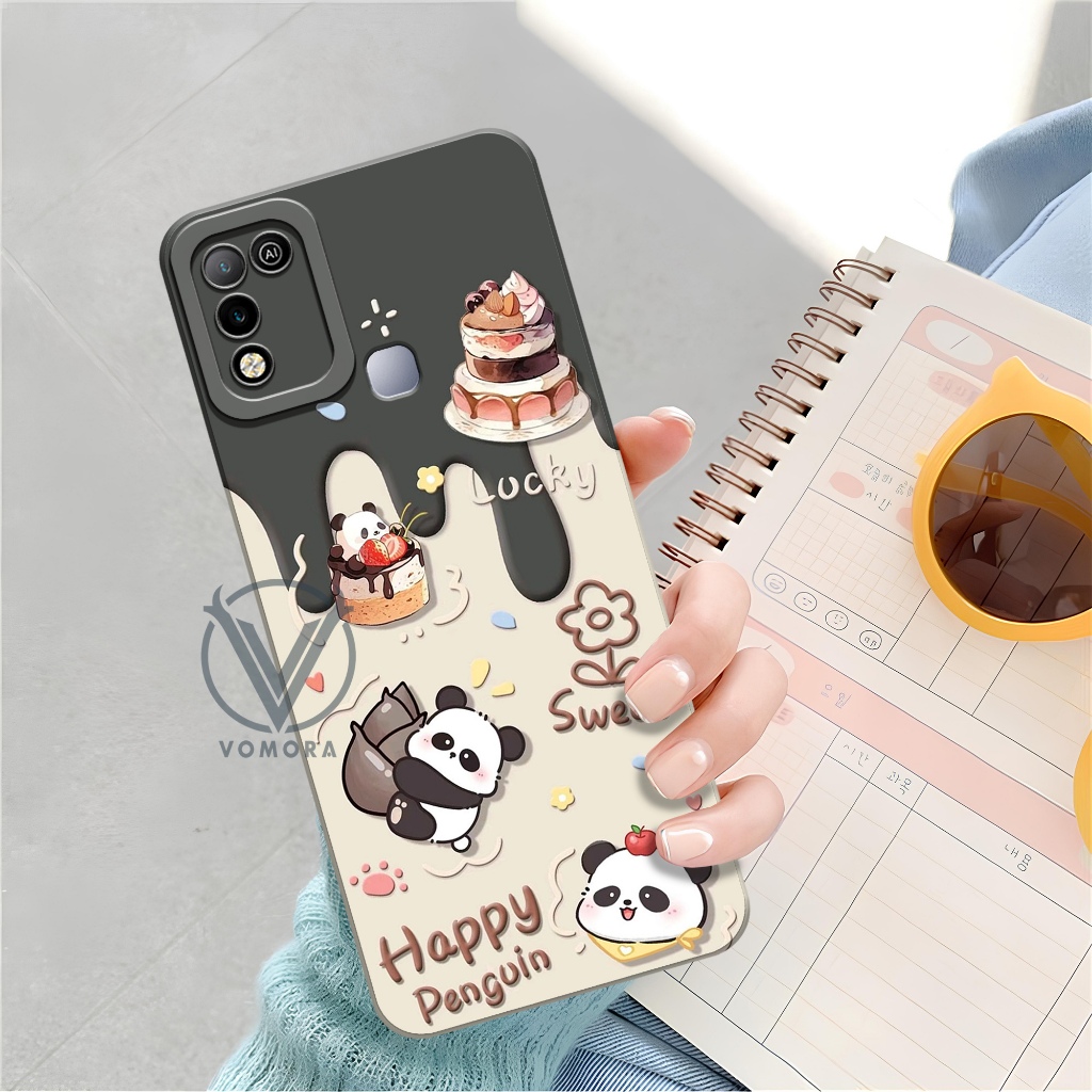 VOMORA Case INFINIX HOT 10 PLAY / 11 PLAY Terbaru - Case Kartun - Softcase INFINIX HOT 10 PLAY / 11 
