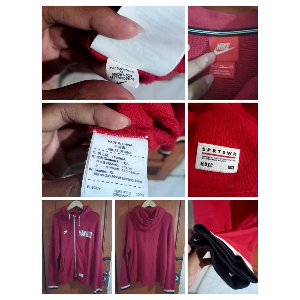 Hoodie Nike x Manchester United