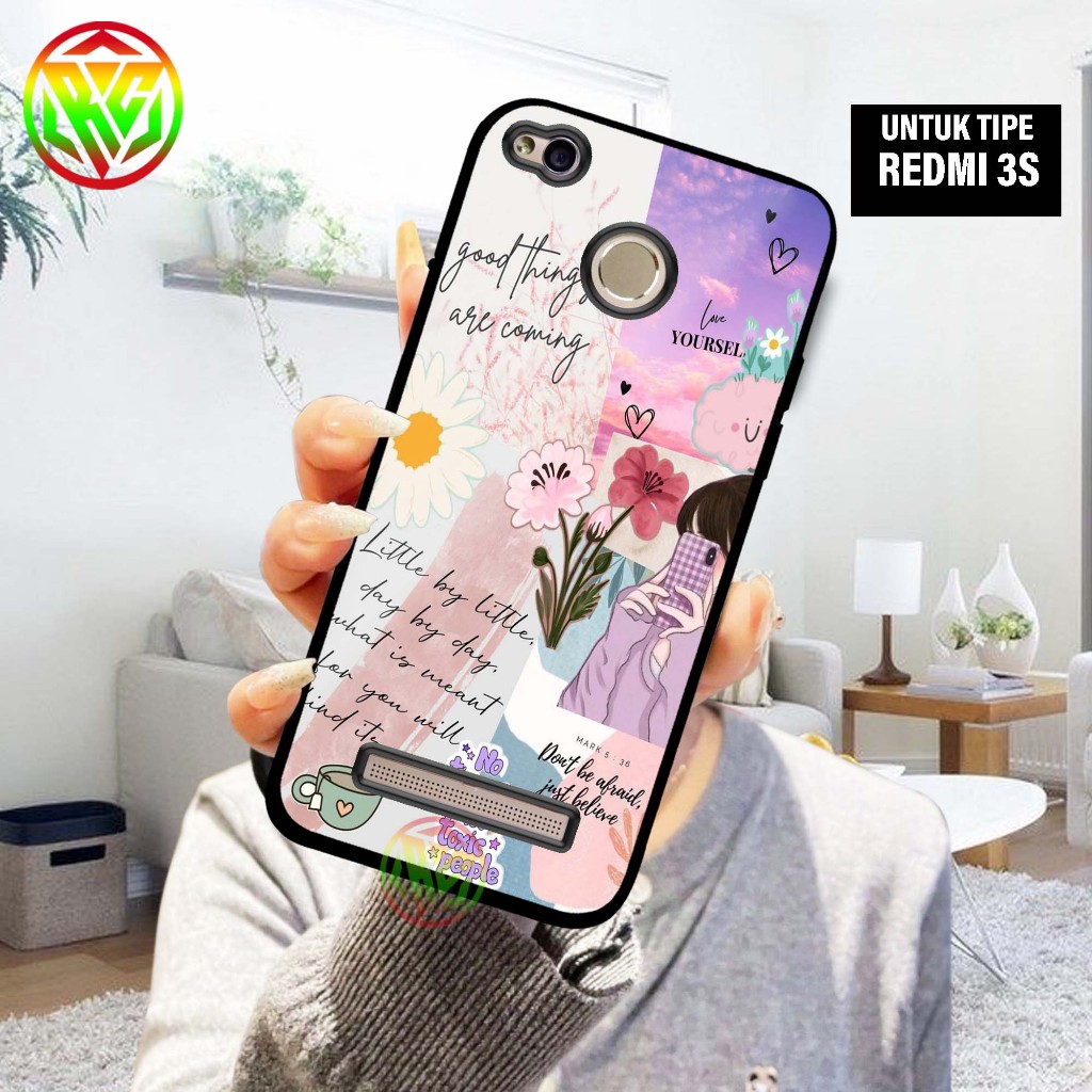 Real Case Xiaomi Redmi 3S - Motif Terbaru Softcase Kilau New Case Glossy casing Hp Xiaomi Redmi 3S [