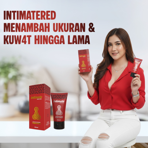 INTIMATERED - Minyak Pijat Gel Pembesar Mr P Cepat Ampuh Original BPOM - 50ml