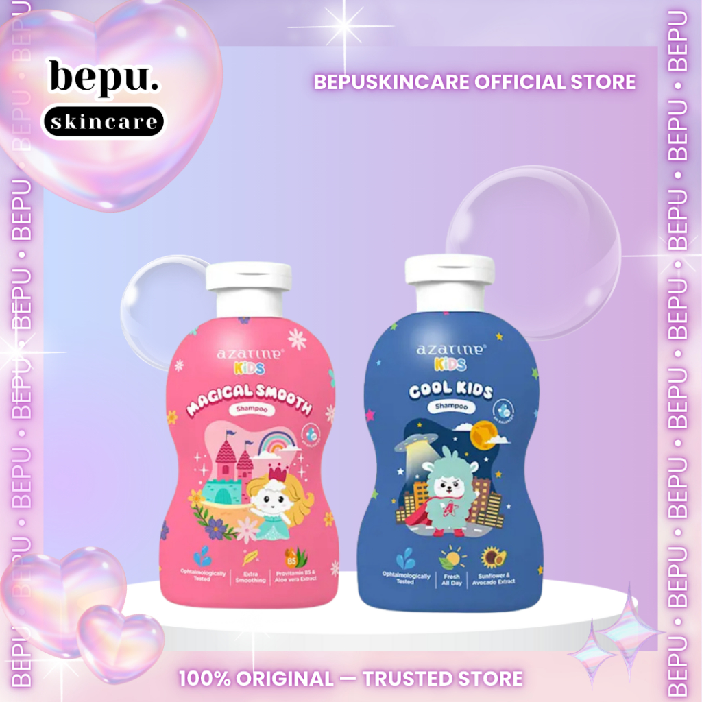 Beouskincare - Azarine Kids Magical Smooth Shampoo Anak SLS Free Baby SLES/SLS free For Sensitive Sk
