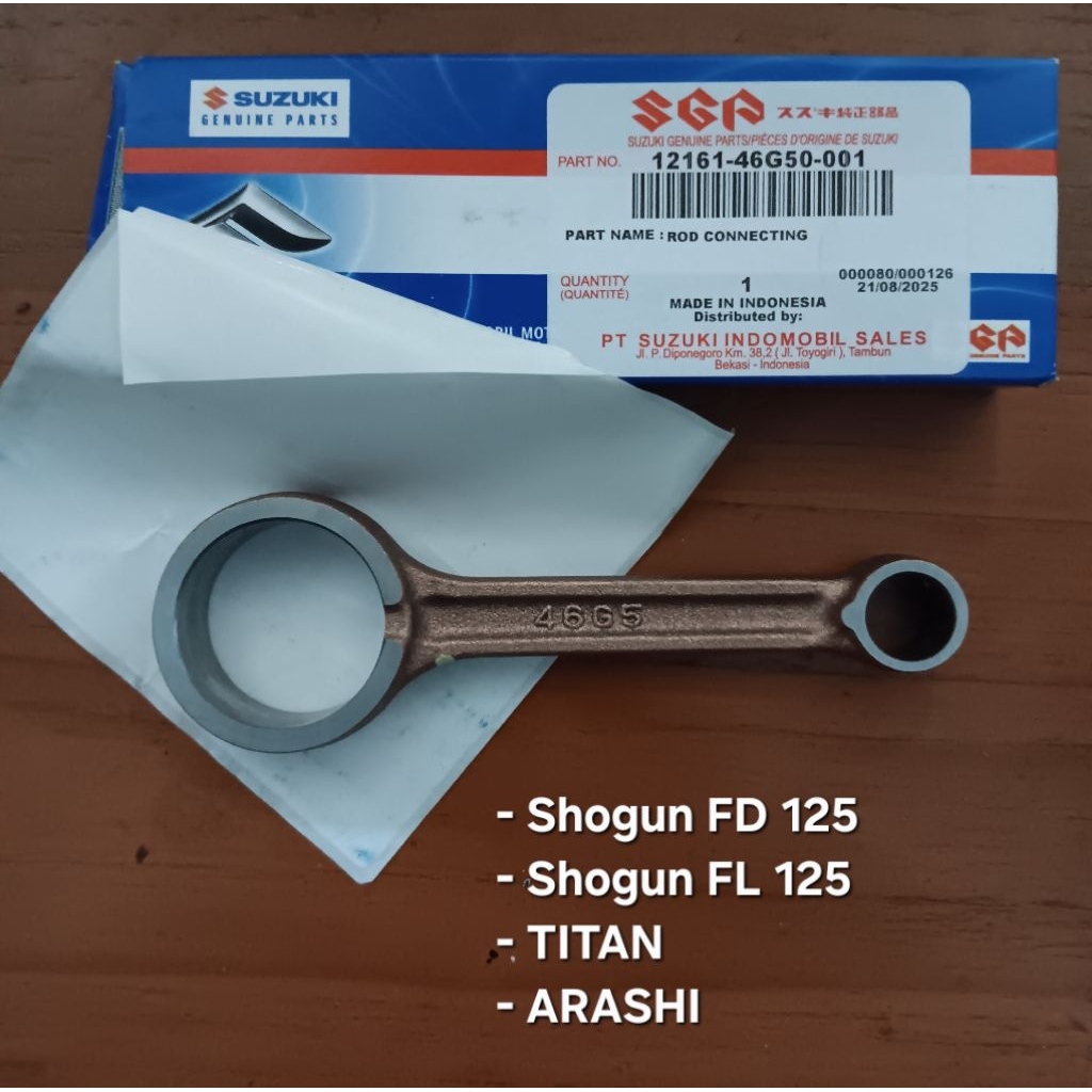 Setang seher CONECTING ROD Suzuki Shogun FD/FL 125, TITAN, Arashi Original SGP 12161-46G50-001