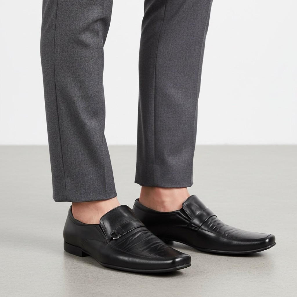 Marelli Sepatu Formal Pria Black - LV 065