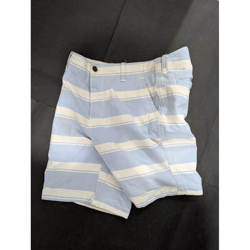 Short Pants Lurik | Celana Pendek | Celana Fashion | Casual | By Abercrombie Fitch Size 34 Kondisi B