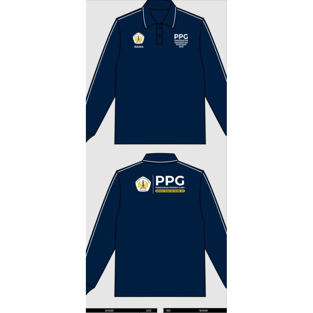 baju lengan panjang PPG DALJAB UNTAN