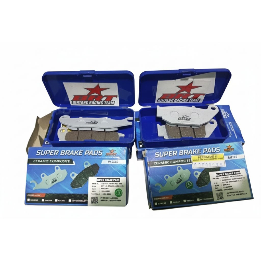 kampas rem BRT 100%original CRF/MEGAPRO NEW (free stiker brt)