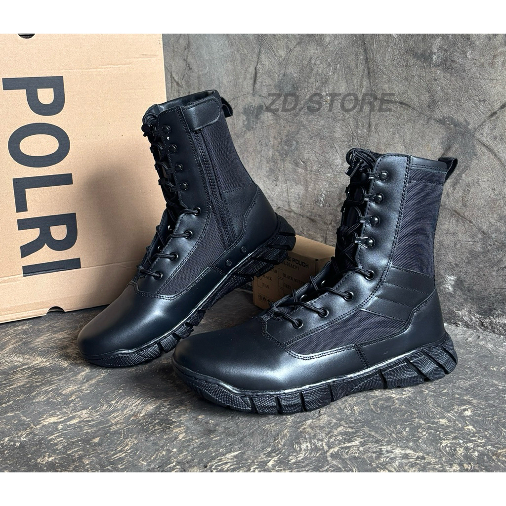Sepatu PDL Hitam Jatah Asli POLRI 2023