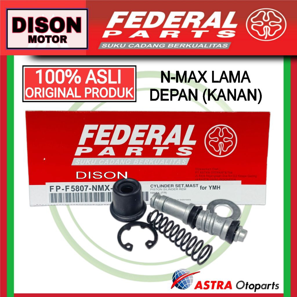 Seal sil master rem depan kanan FR Nmax lama old 2DP original karet seal master federal
