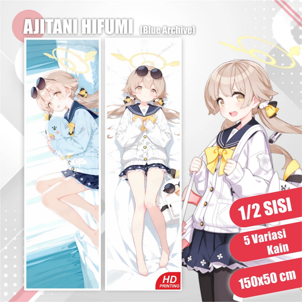 Dakimakura Hifumi Blue Archive 150x50 cm (Cover Only)