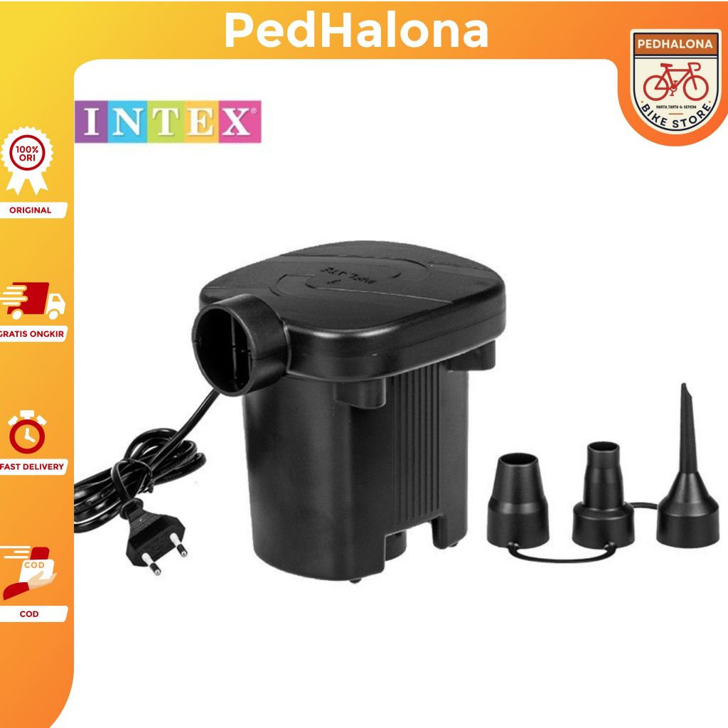 Intex 78109 Pompa Angin Elektrik Listrik Kasur Kolam Sofa Angin GR-109