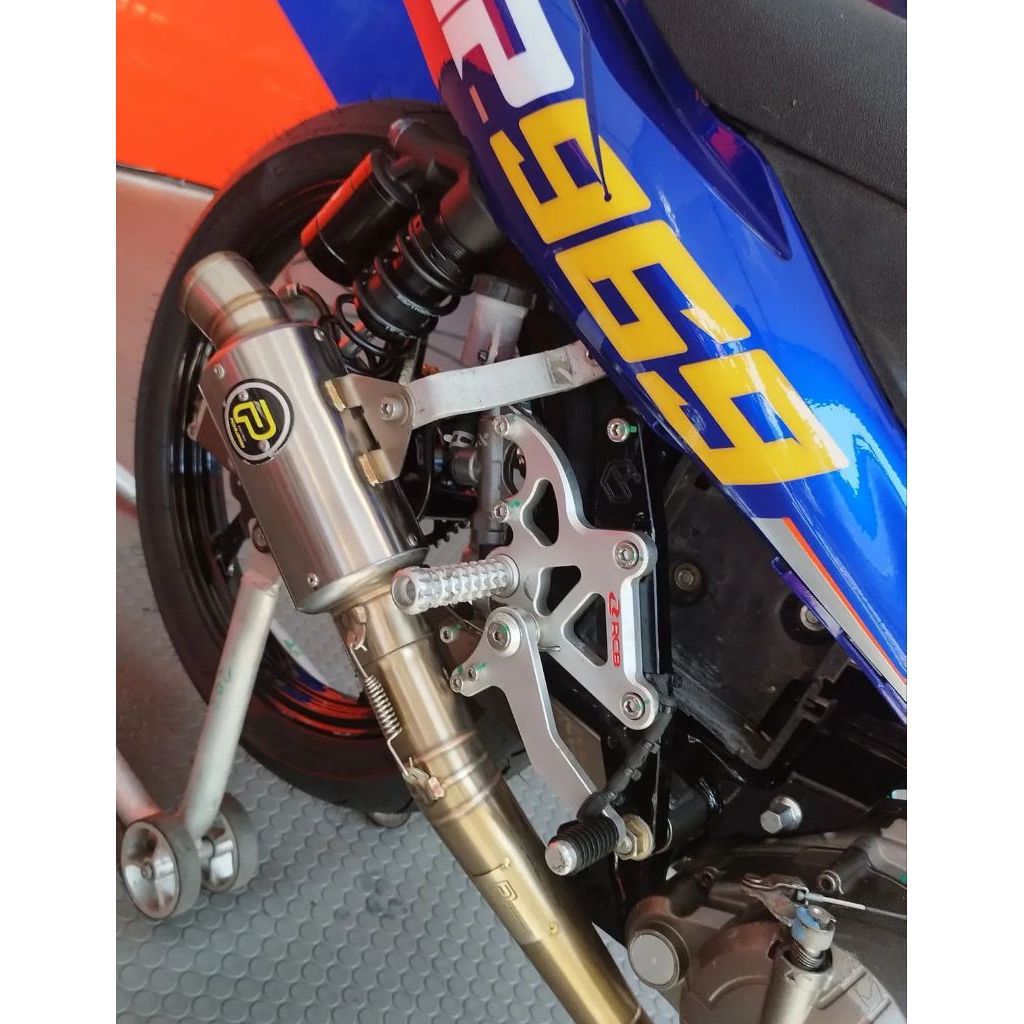 Knalpot Jupiter 5tp Jupiter Z1 Bebek 130cc Roadrace Pekajaman Muffler