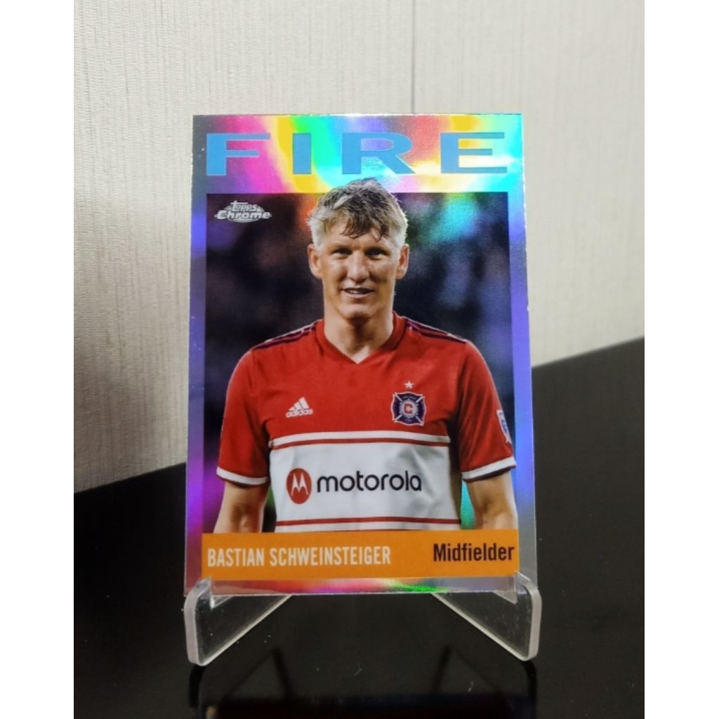Bastian Schweinsteiger,FIRE,Topps Soccer Card
