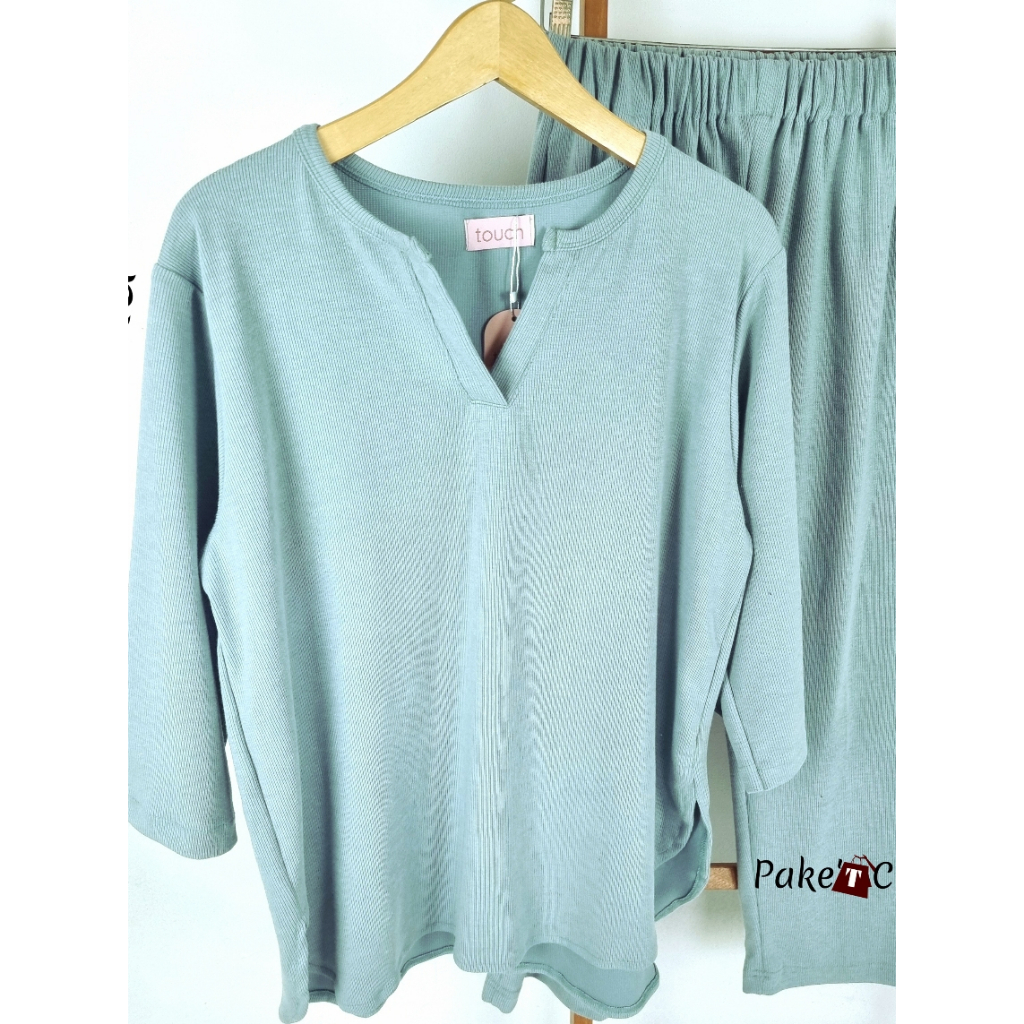 setelan wanita terbaru 2025 one set misty knit premium import ld 130 xxl jumbo bb 80 kg kekinian