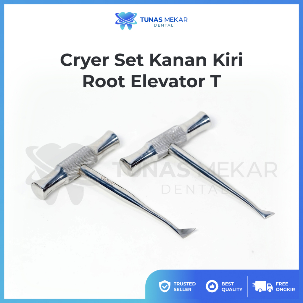 Dental Cryer Set Kanan Kiri Root Elevator T