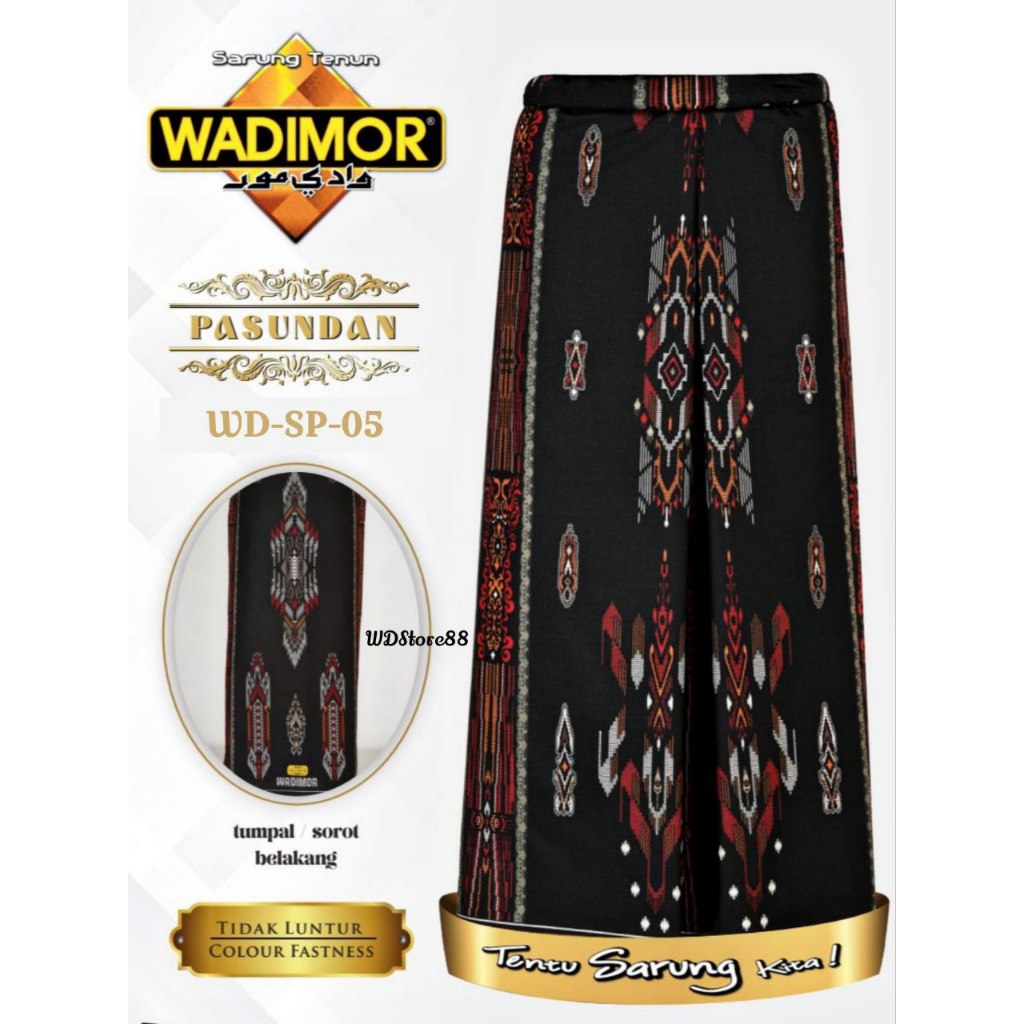 SARUNG WADIMOR MOTIF BHS PASUNDAN KEMBANG SP05 / WADIMOR MOTIF BHS / SARUNG WADIMOR MURAH KWALITAS M