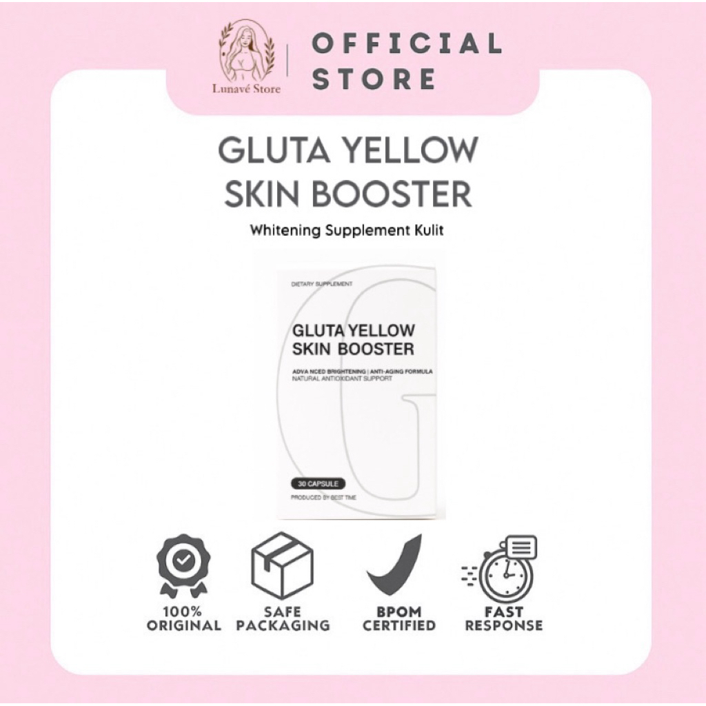 GLUTA YELLOW SKIN BOOSTER BEST THAI | ADVANCE WHITENING, ANTIOXIDANT, ANTI-AGING