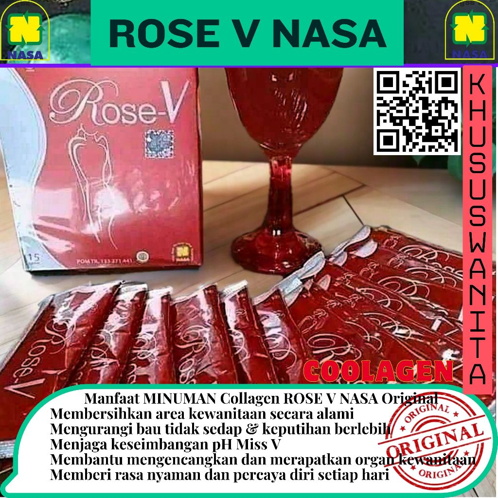 [COD] ROSE-V NASA 100% Original / tokoquwcantik